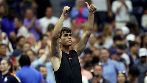 US Open: Carlos Alcaraz beats Li Tu in 4 sets, former  .